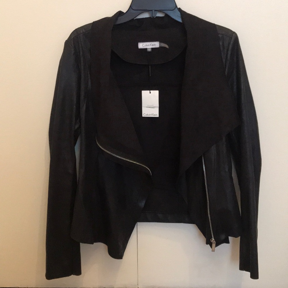 Faux Suede Calvin Klein Jacket